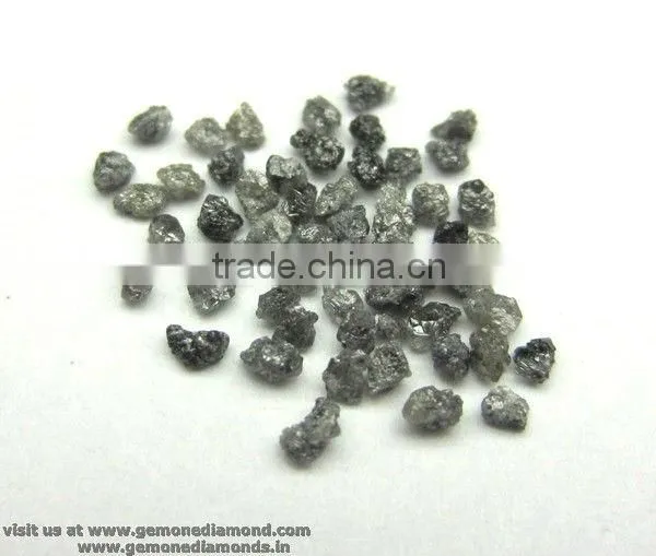Black Color Uncut Rough Diamond For Jewelry and Tools