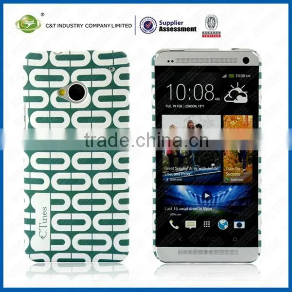 C&T Beer pattern with Customized Protective Hard Cover Case for HTC