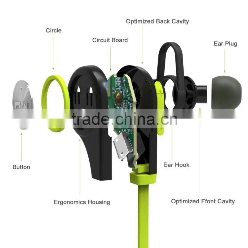2016 High quality Noise cancelling New Design Fashion Wireless Bluetooth Headset