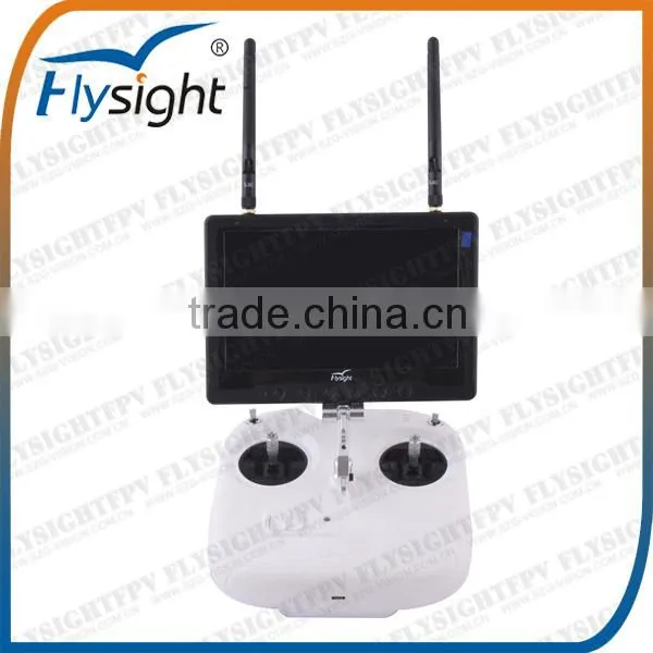 C901 Flysight 7inch 5.8GHz HD LCD Receiver Black Pearl Diversity Monitor with Built-in Lipo Battery and Folding Sunshade
