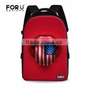 National Flag Red Lip Sexy Laptop Bags,Fashionable Laptop Bags,Backpack Laptop Bag