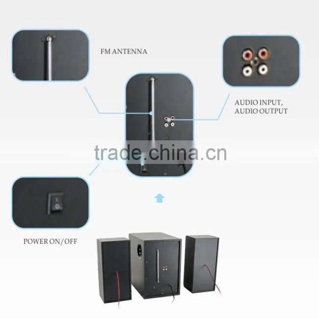 2014 new products classic electronic equipment hifi real sound speakers for Christmas made in China N-33