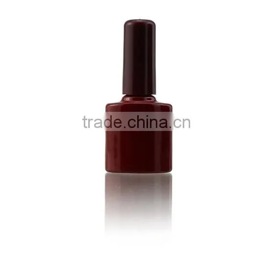 20ML big clear nail polish bottle package/liquid cosmetics package with brush cap