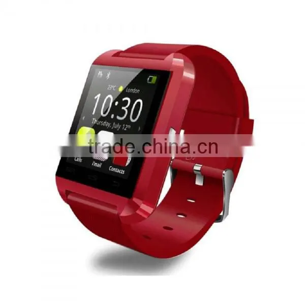Smart IOS Android U8 Watch Phone 3G Wifi for Samsung for iPhone for HTC Red