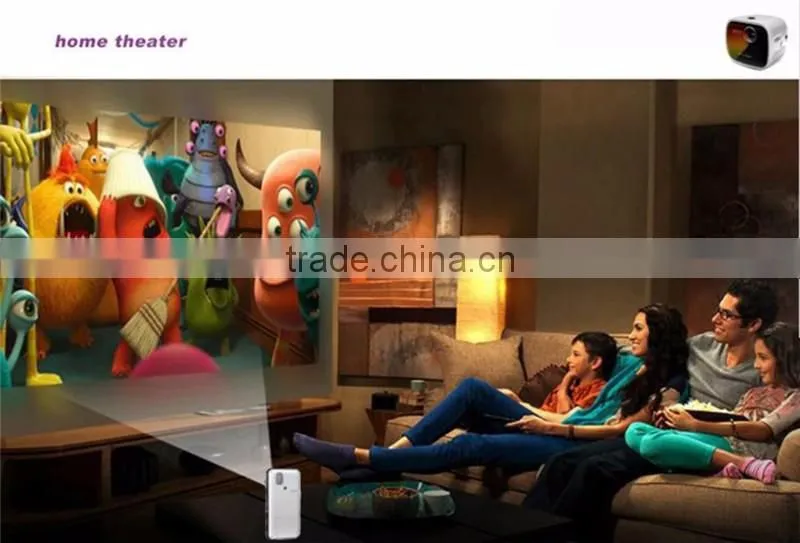 Mini Mobile DLP M6 Projector Android 4.4 smart Bluetooth 4.0 Quad Core led lamp DLP projector Full HD 1080P