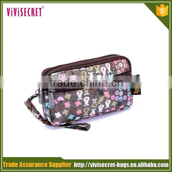 2015 new simple Vintage Floral Fancy Long Women Wallet