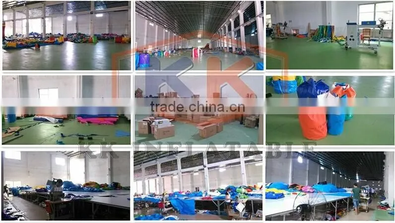 Giant Inflatable Triangle Water Slide For Sea or Lake