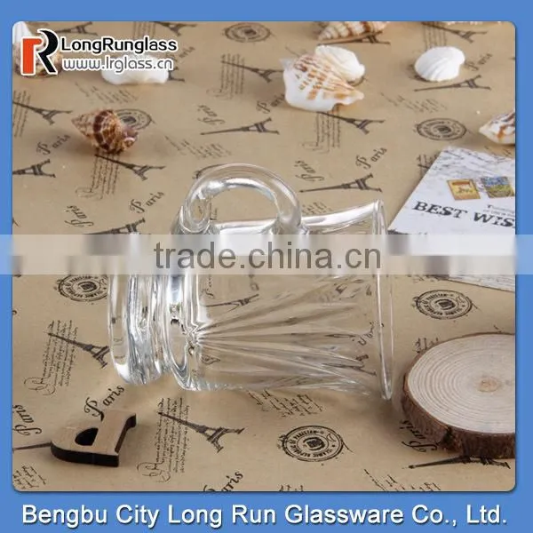 LongRun 5.5oz Carved Frosted attractive and durable mug tea cup with handle wholesale