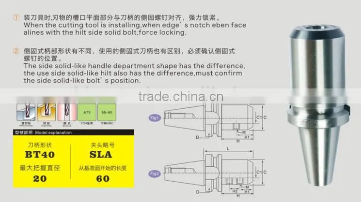BT-SLA SIDE MILLING HOLDER, MILLING MACHINE TOOL HOLDER