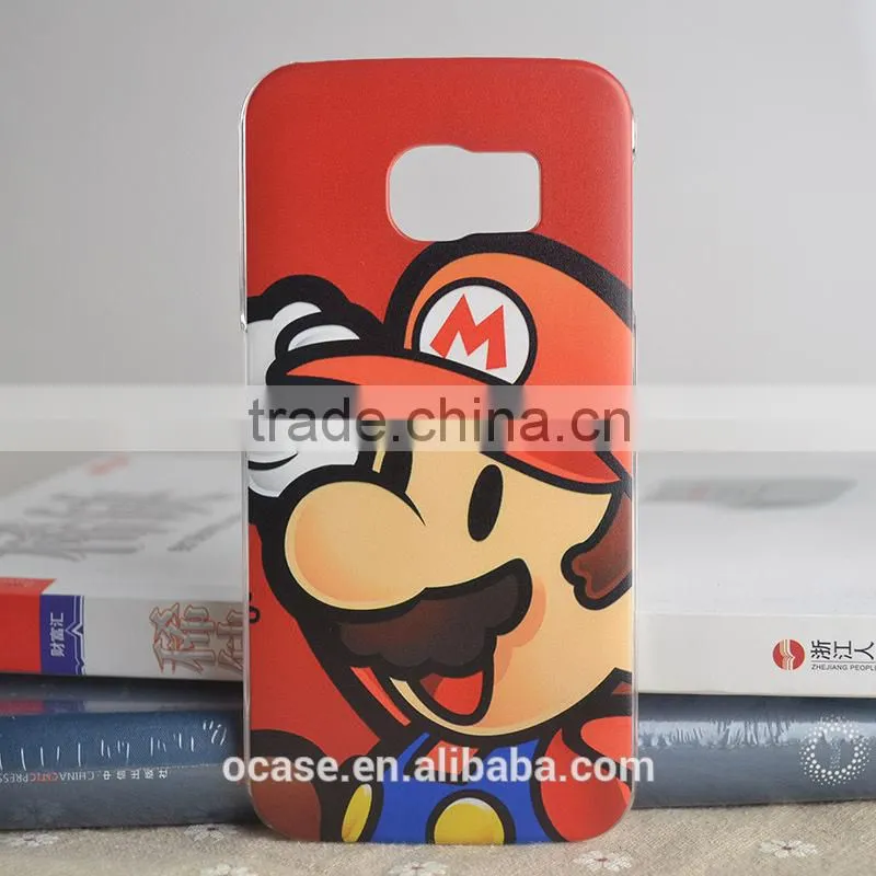 Printing Service PC Case Design Mobile Phone Back Cover For Samsung S6.
