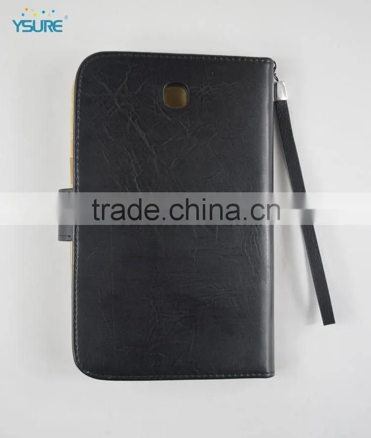 vintage book style leather case for Samsung tablet P3100