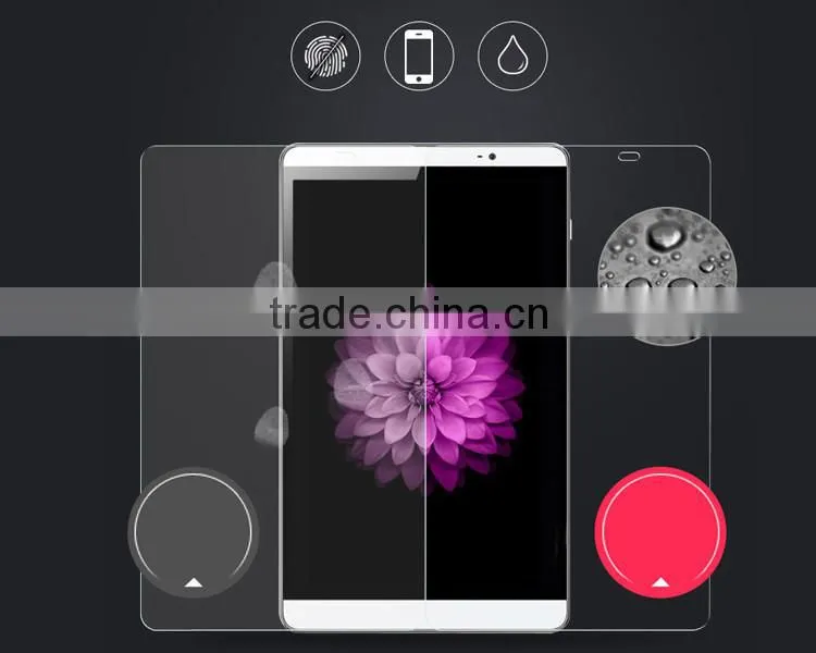 Custom made 8 inch 9h tempered glass cell phone screen protector for huawei M2