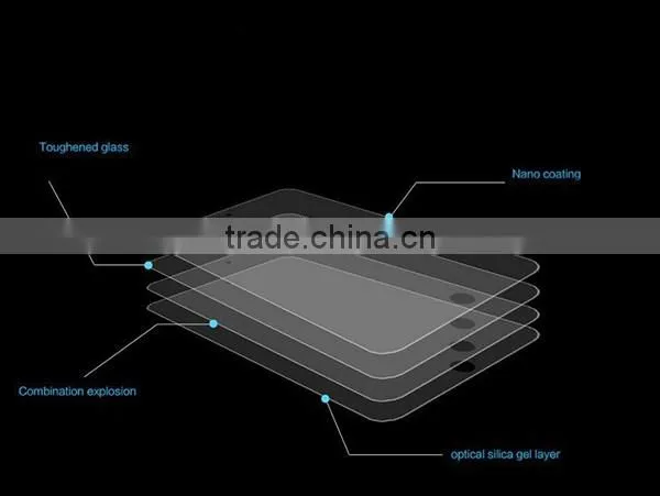 Custom superhard h9 laptop tempered glass screen protector for ipad 4