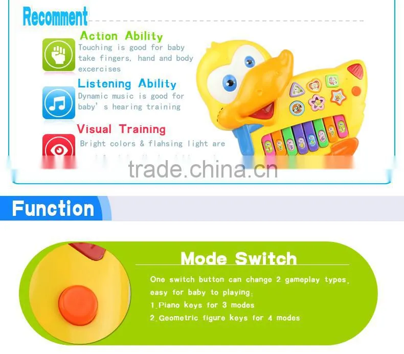 Education instrument music piano electronic plastic toys for children