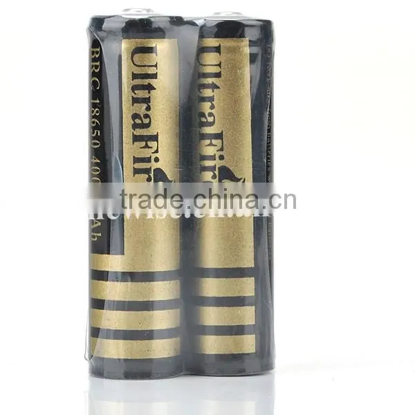 UltraFire 18650 3.7V Protected Rechargeable Battery 4000mAh