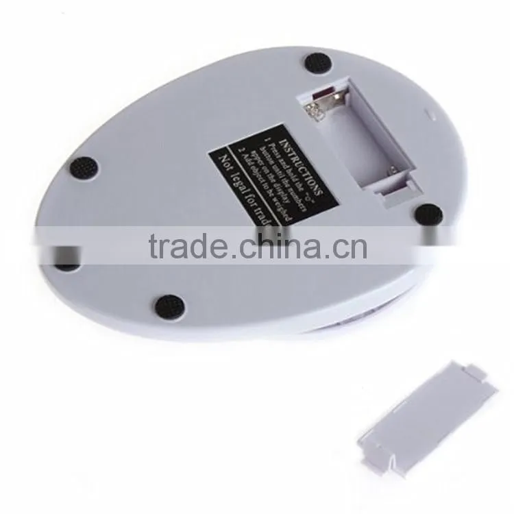 High-end food grade plastic digit 5kg/1g kitchen gram scale