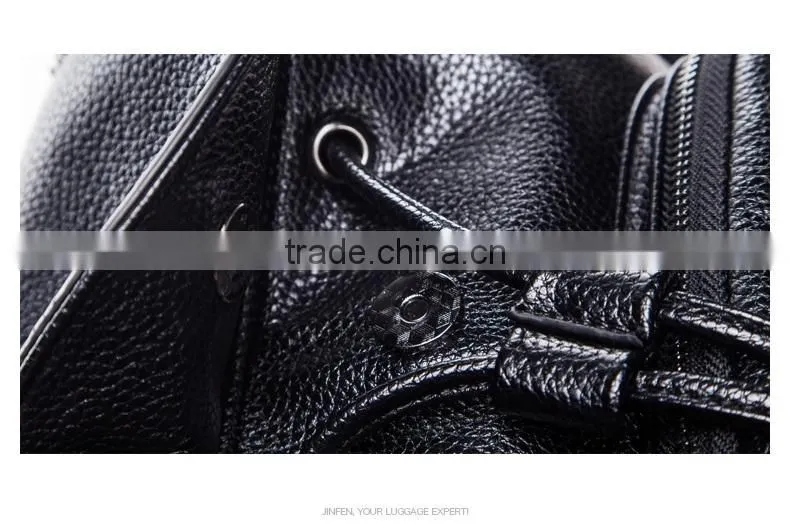 Wholesale fashion custom women high school leather backpack