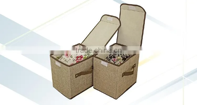 linen storage eco-friendly shower caddy 16x16x16 storage cube clothes storage boxes amazon fabric cosmetic organizer folding