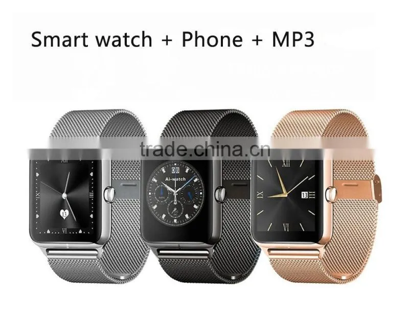 New Sedentary Remind Inteligente Z60 Smart Watch TF Card Camera Bluetooth Smartwatch For Android Phone