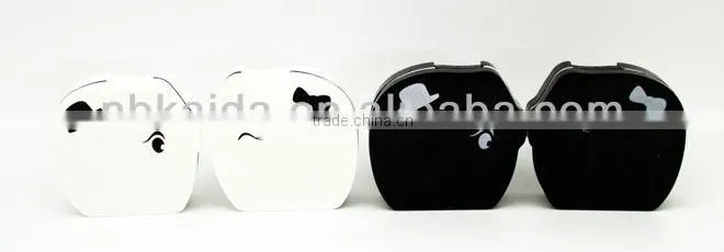 A-8003 opaque colored contact lenses case
