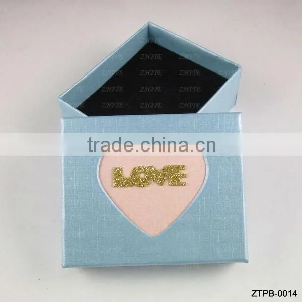 Wholesale Gold Love Heart Jewlery Gift Box ZTPB-0012