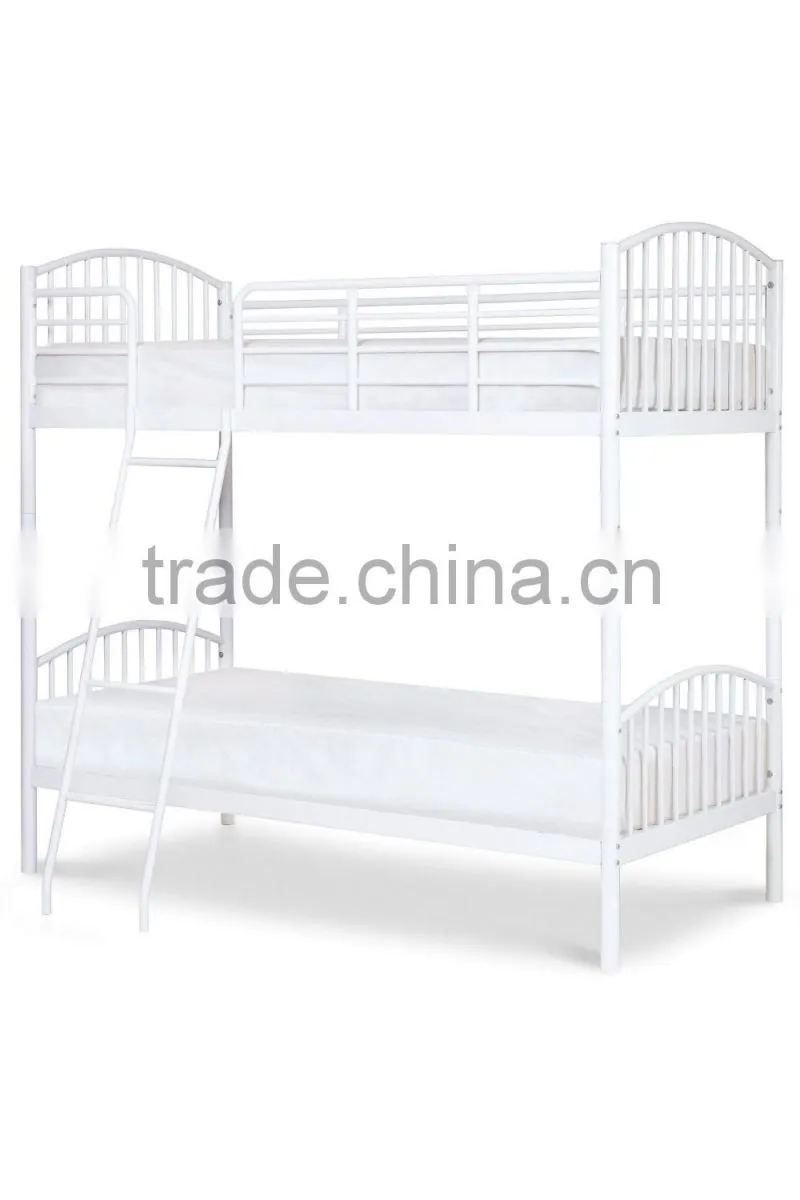 White Convertible Bunk Bed school furniture