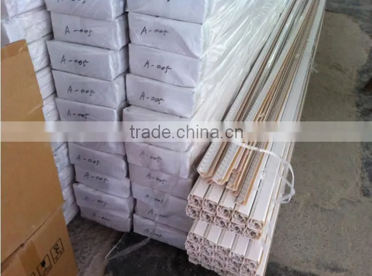 width 2- 6cm pvc profile for ceiling and wall decoration
