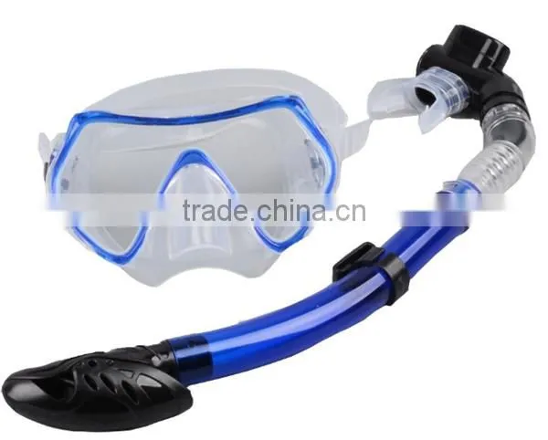 Scuba Diving Mask Snorkel Glasses Set Silicone Swimming Pool Equipment Swimming Accessories 2016 NEW 3 COLORS