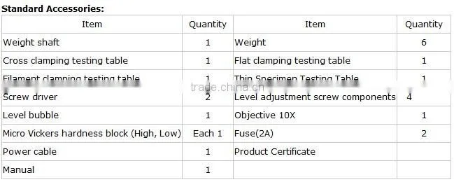 micro Vickers hardness tester / micro vickers durometer
