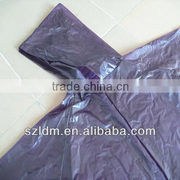 2014 transparent pvc rainwear raincoat in bag adult pocket raincoat