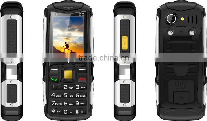 2016 android waterproof rugged brand cell phones S33