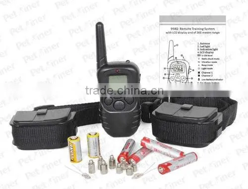 LCD Display and Remote Control E-collar for Dogs