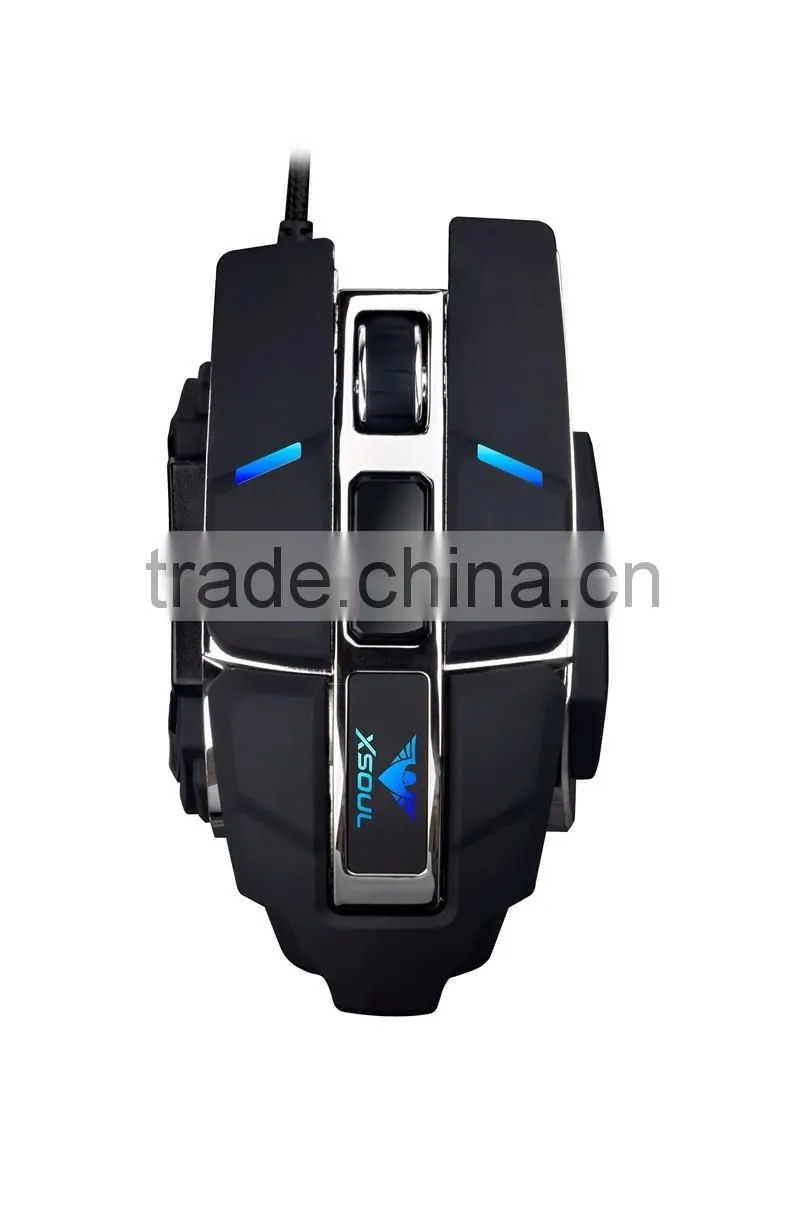9 Buttons Detachable Wings and Prop Gaming mouse