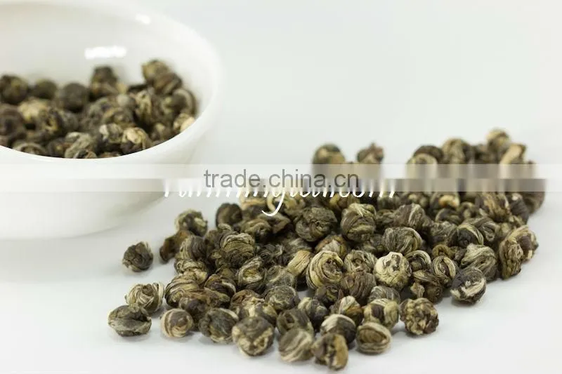 EU standard Imperial Jasmine Dragon Pearl green Tea