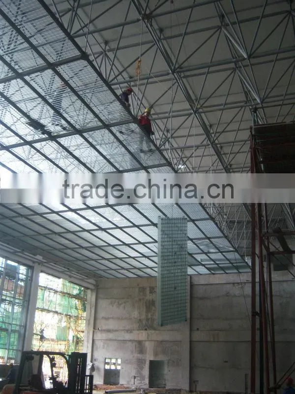 integrated ceiling,sprung roof,workshop ceiling steel grating