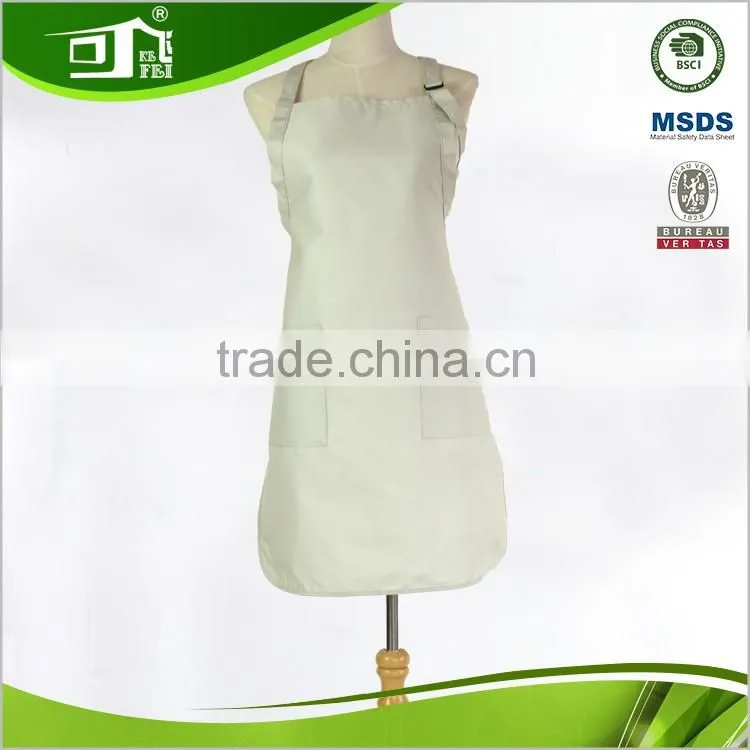 Trade Assurance Poly and Cotton Nec Adjustment Plain Kitchen Aprons