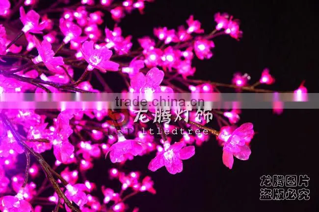 Hotel square garden new arrival 24V led light cherry tree