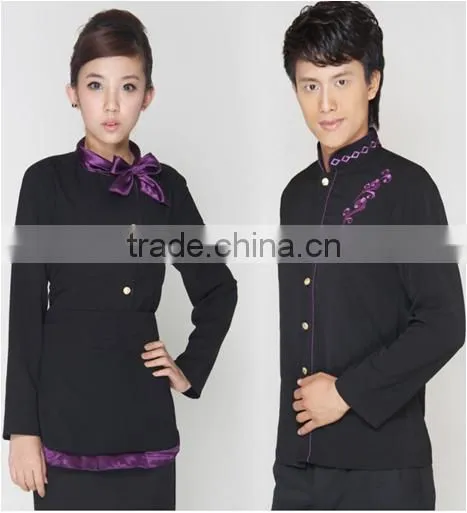 wholesale high quality Hotel uniform , Housekeeping Staff Uniform , cleaning uniform