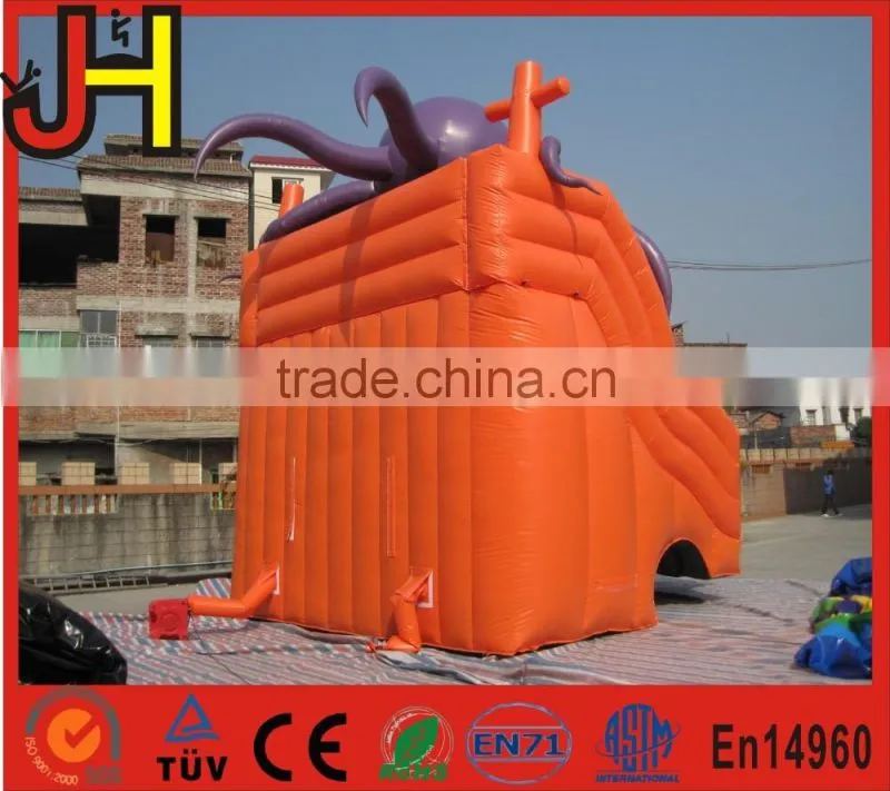 Inflatable octopus slide, popular inflatable water slide for sale