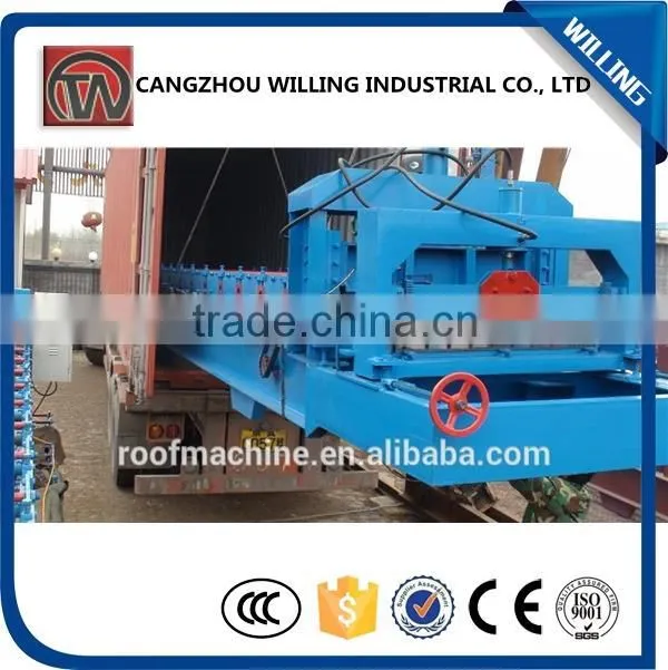 Metal roofing sheet double layer roll forming machine