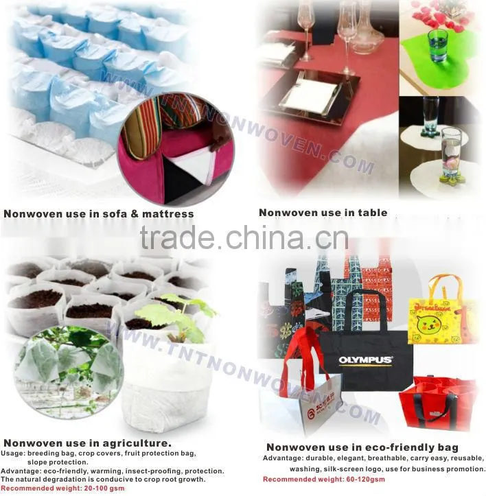Fabric Manufacturer Supply spun bond polypropylene non woven