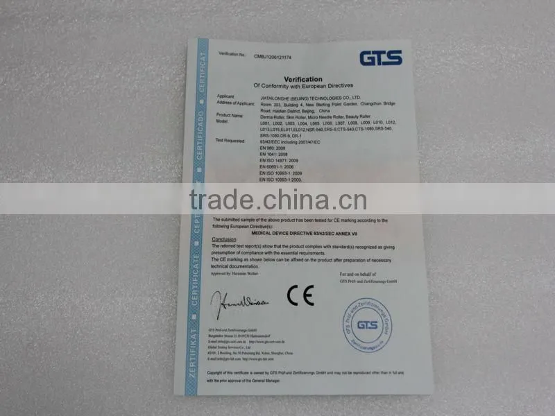 Latest micro needle 3 in 1 skin acne derma roller system