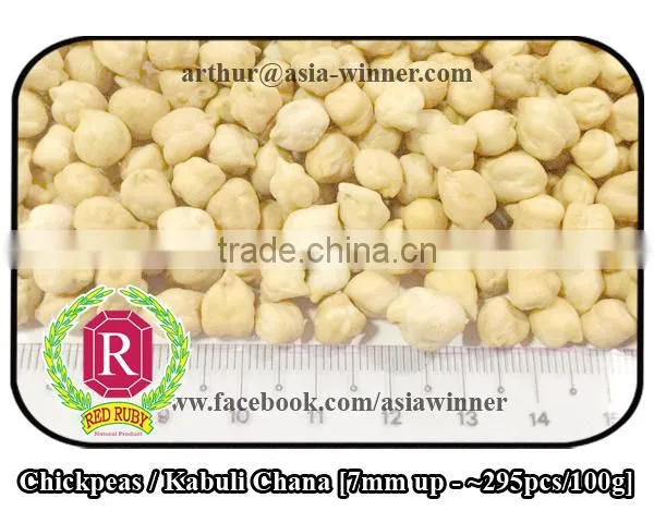 Chickpeas / White Chana / Kabuli Chana / Cicerarietinum (Red Ruby)