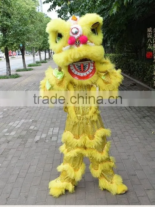 wholesale battery control LED red lion dancing costume