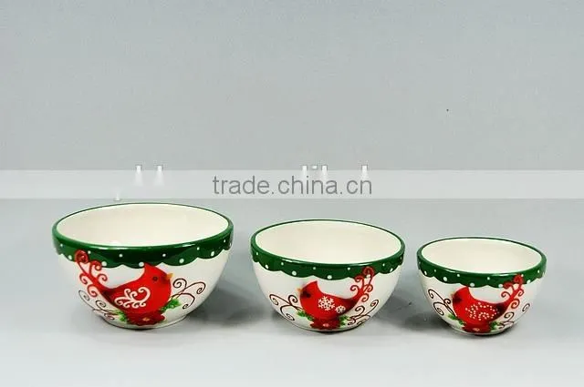 Christmas Decor Plates With Lovely Printing