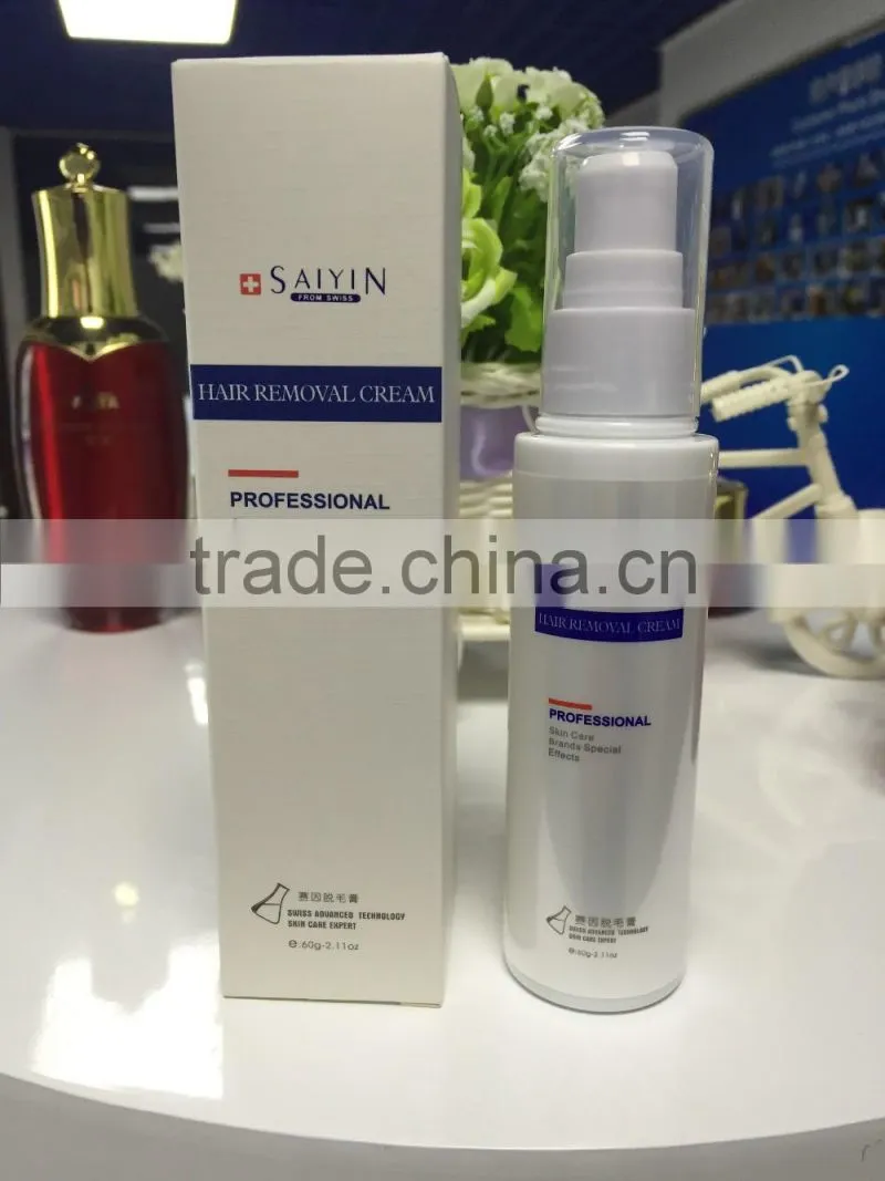 Instant body hair removal for men