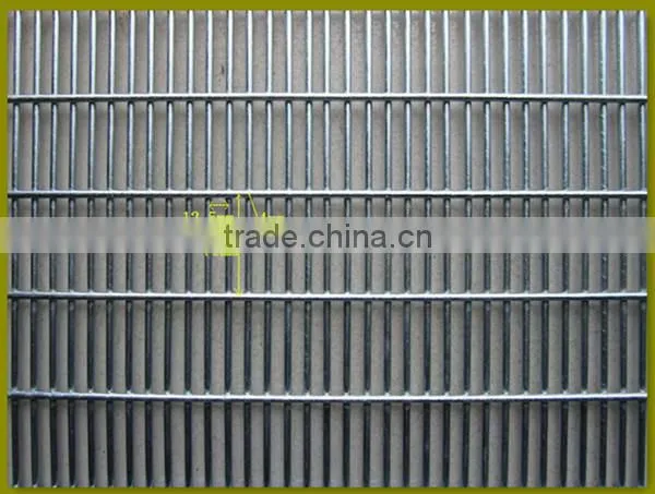 Made in China enclosure security screen panels solid H piers supported high security anti climb 358 grill fence panels
