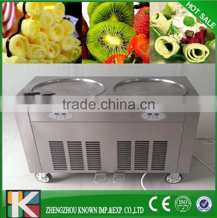 factory supply fried ice cream machine, ice cream fried machine, commercial fried ice cream machine