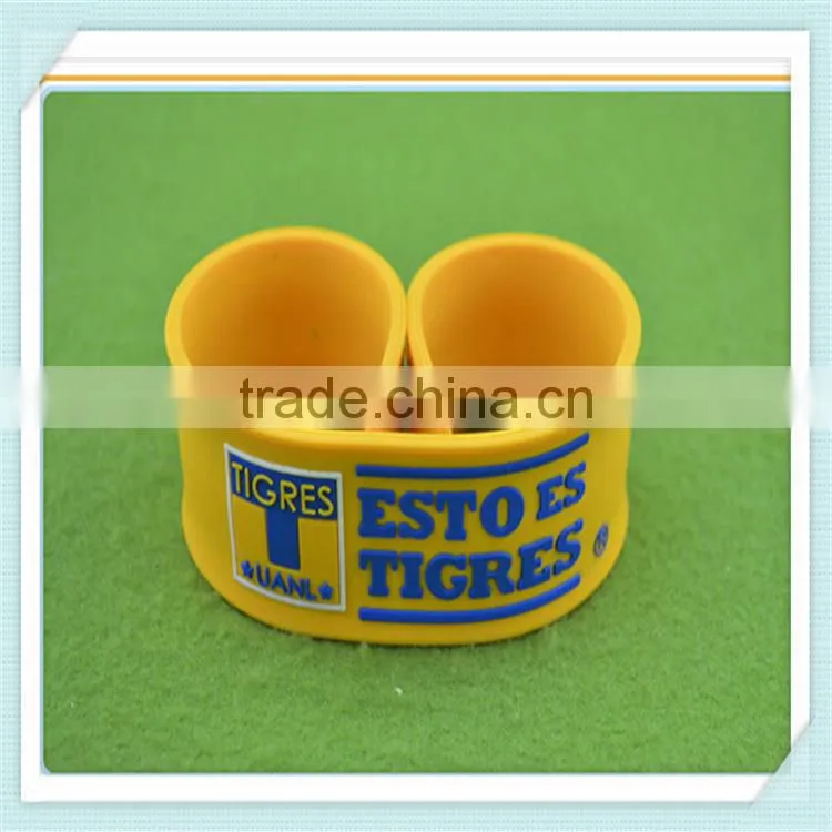 Custom silicone animal slap bracelet
