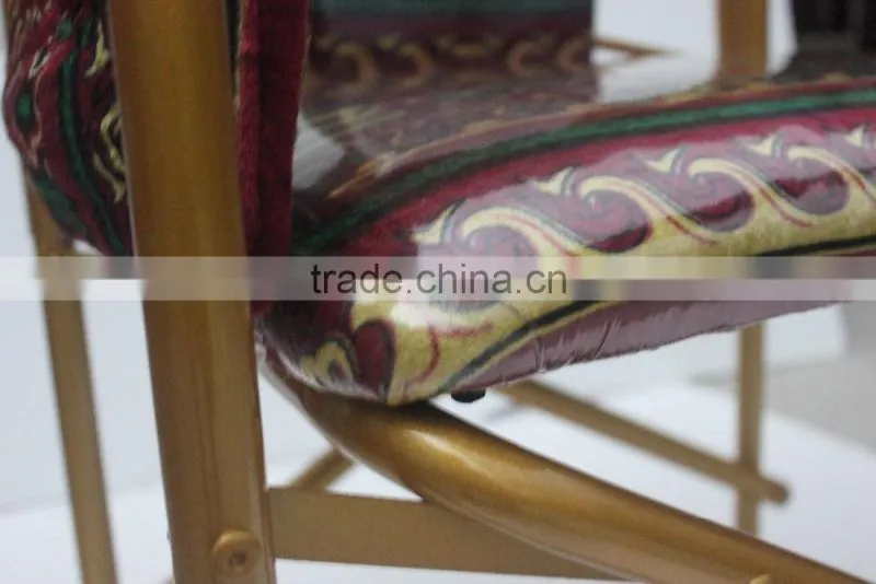 Folding & Knocked Down Muslim Prayer Chair for Elder - with Prayer Pad & Koran Pocket